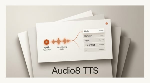 Audio8 TTS: Open 0.6B Voice Cloning, 11 Languages