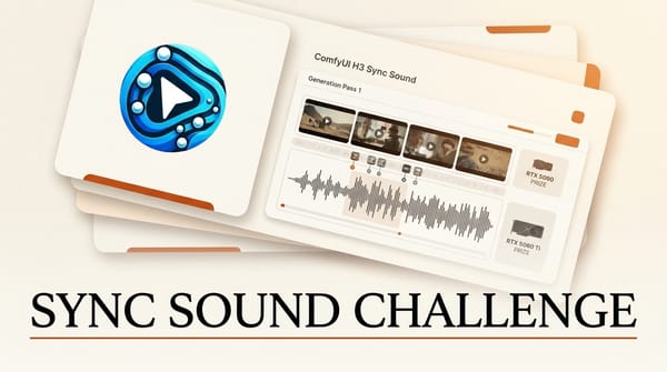 ComfyUI H3 Sync Sound Challenge Offers RTX 5090 Prize