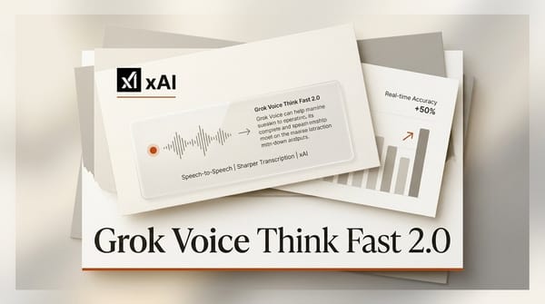 Grok Voice Think Fast 2.0: xAI's New Speech Model