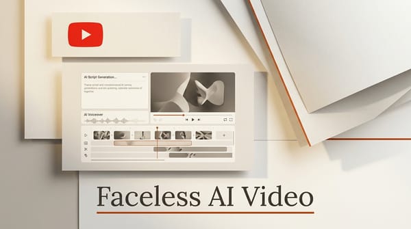 How to Make a Faceless YouTube Video With AI (2026)