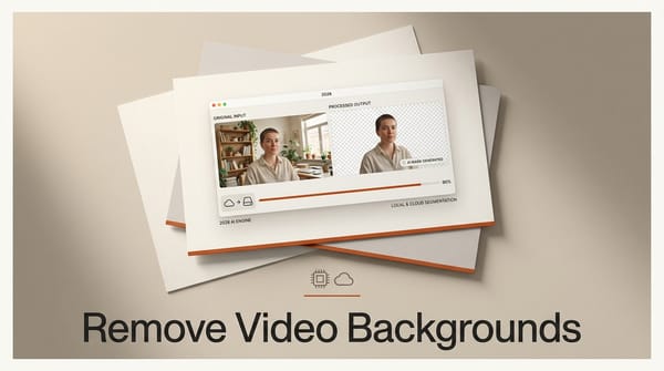 How to Remove a Video Background With AI 2026