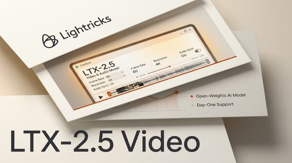 LTX-2.5: Open-Weights Video and Audio, Now in ComfyUI