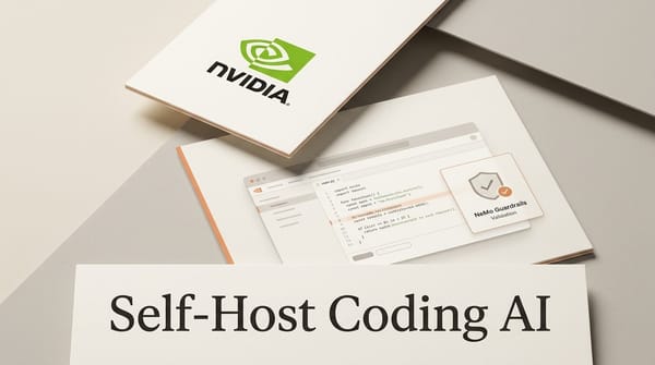 Self-Host an AI Coding Assistant With NeMo Guardrails