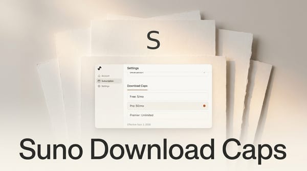 Suno Download Caps: What Every Tier Gets From Sept 3