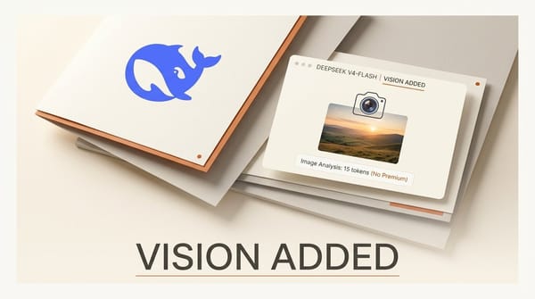 DeepSeek V4-Flash Adds Vision at No Price Premium
