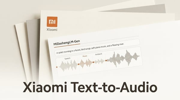 MiDashengLM-Gen: Xiaomi's Open Text-to-Audio Model