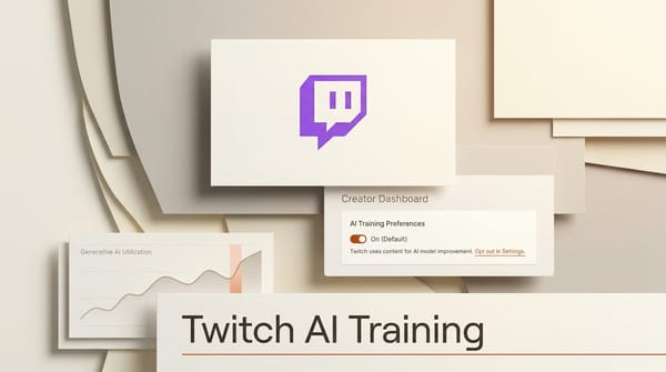 Twitch Trains Amazon's AI on Your Streams by Default