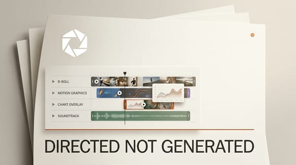 VizNow Idea to Video Directs Real Assets, Not Synthetic