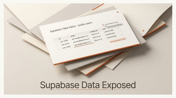 Supabase Exposure: How to Check Your Vibe-Coded App