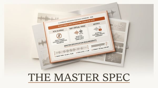 How to Publish an AI-Narrated Audiobook in 2026
