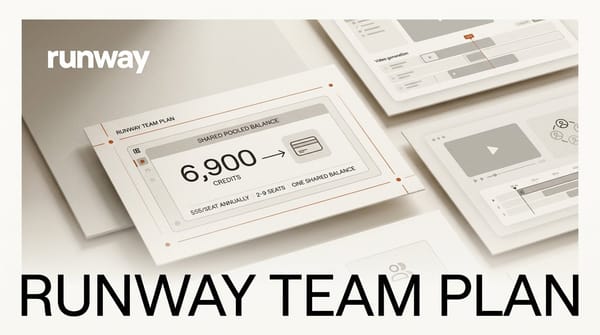 Runway Team Plan: Pooled Credits at Max's Rate