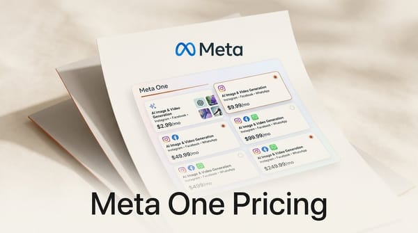 Meta One Pricing: 8 Tiers, No Disclosed AI Limits