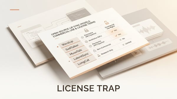 Open Source Lip Sync: Which Models You Can Ship