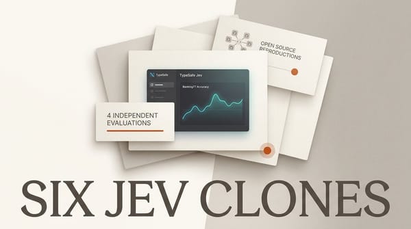 Six Open Jev Clones, Four Different Jev Scores