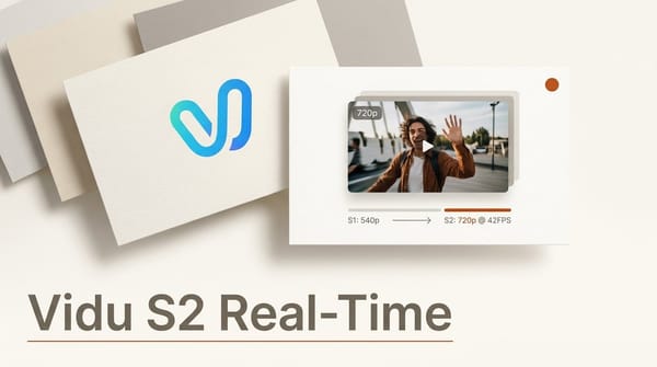 Vidu S2: 720p Real-Time Video With a 25 FPS Floor