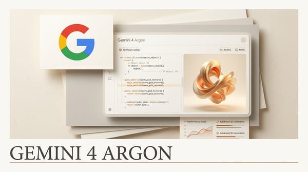 Gemini 4 Argon Is Out: We Tested It on a 3D Scene