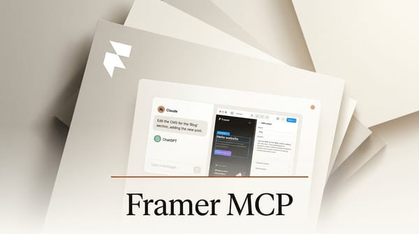 Framer MCP: Edit Your Site From Claude or ChatGPT
