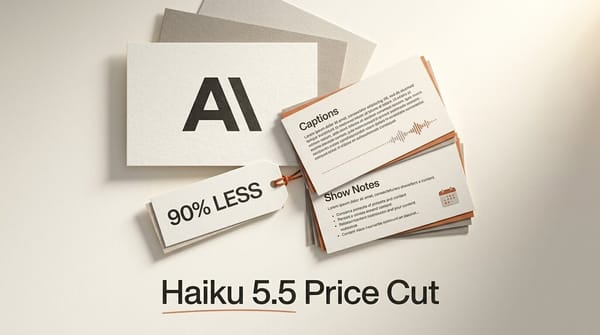 Claude Haiku 5.5: What a 90% Price Cut Buys Creators