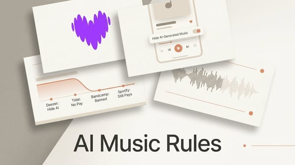 AI Music Streaming Rules: Who Pays, Hides or Bans It
