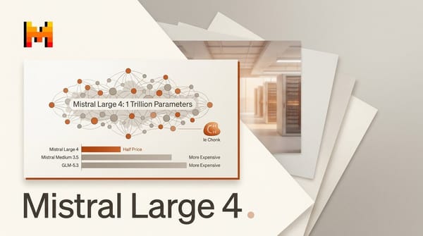Mistral Large 4 Costs Less Than Mistral's Medium Model