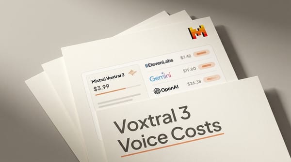 Mistral Voxtral 3: What Voiceovers and Transcripts Cost