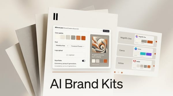 ElevenLabs Brand Kit vs Magnific, Canva and Adobe